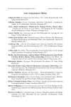 Liste eingegangener Bücher