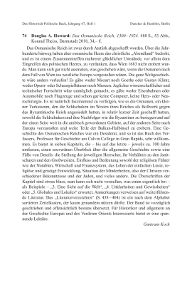 Douglas A. Howard: Das Osmanische Reich, 1300 – 1924
