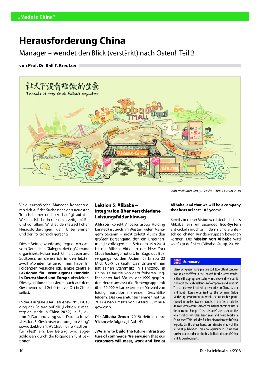 Herausforderung China