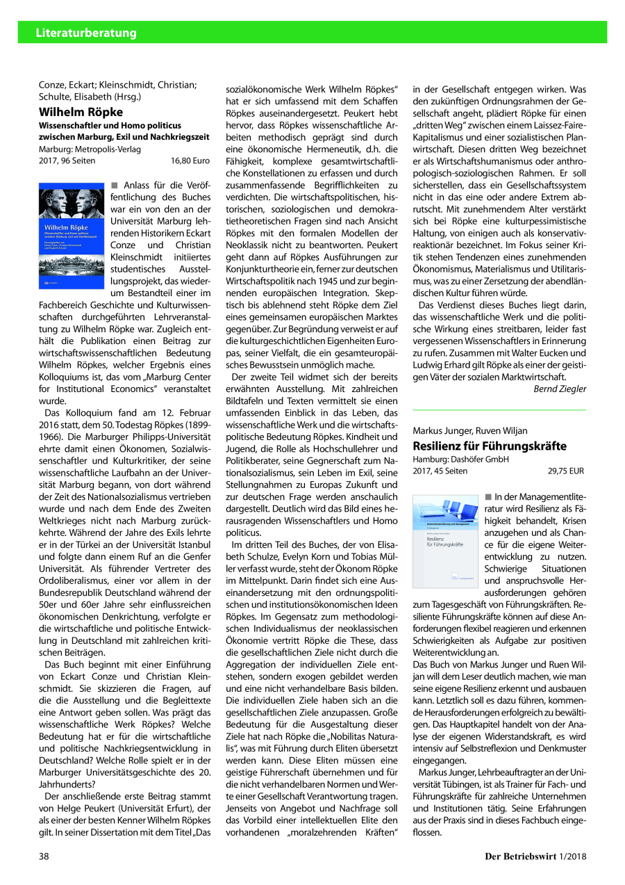 Literaturberatung – Vorschau – Impressum