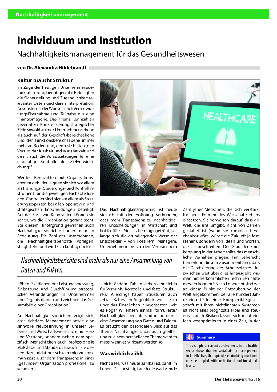 Individuum und Institution