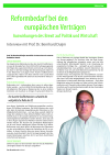 Reformbedarf bei den europäischen Verträgen