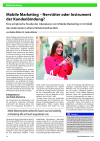 Mobile Marketing – Nervtöter oder Instrument der Kundenbindung?