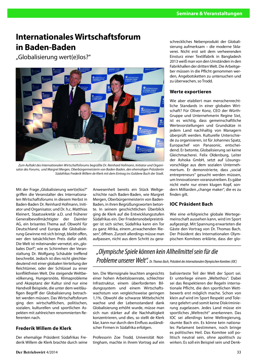 Seminare & Veranstaltungen