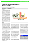 Corporate Social Responsibility: Mehr als nur PR