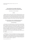 The Link Between Incomplete Information on the Interbank Network and Counterparty Risk