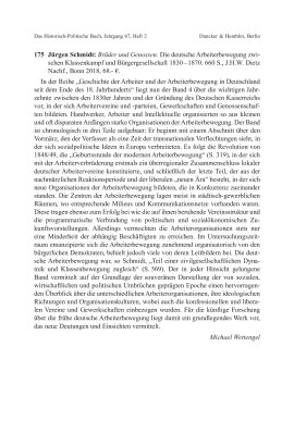 Jürgen Schmidt: Brüder und Genossen. Die deutsche Arbeiterbewegung zwischen Klassenkampf und Bürgergesellschaft 1830 – 1870