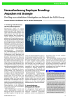 Herausforderung Employer Branding: Anpacken mit Strategie