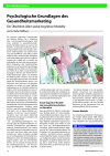 Psychologische Grundlagen des Gesundheitsmarketing