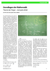 Grundlagen der Mathematik - Theorie der Folgen