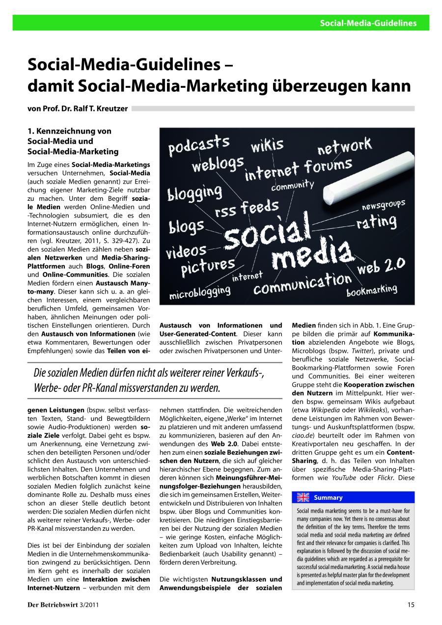 Social-Media-Guidelines – damit Social-Media-Marketing überzeugen kann