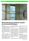 Wirtschaftswissenschaftliche Fakultät der Universität Göttingen