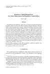 Regulatory Capital Management: Fair Value Measurement and Regulatory Capital Ratios