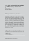 Die Deutschland-Rente – Ein Projekt zur Stabilisierung der Privaten Altersrente