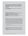 Financing Low-Carbon Transitions through Carbon Pricing and Green Bonds