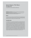 Green Finance: The Macro Perspective