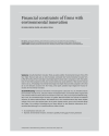 Financial constraints of firms with environmental innovation
