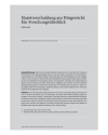 Staatsverschuldung aus Bürgersicht: Ein Forschungsüberblick