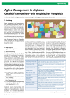 Agiles Management in digitalen Geschäftsmodellen – ein empirischer Vergleich