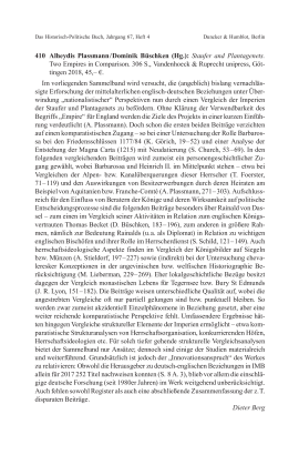 Alheydis Plassmann/Dominik Büschken (Ed.): Staufen und Plantagenets. Two Empires in Comparison.