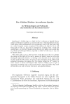 Das ›Goldene Zeitalter‹ im modernen Spanien