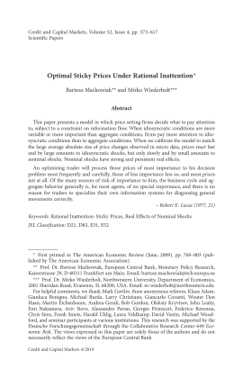 Optimal Sticky Prices Under Rational Inattention