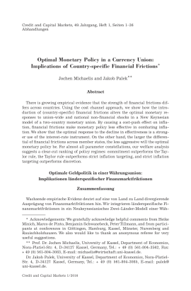 Optimal Monetary Policy in a Currency Union: Implications of Country-specific Financial Frictions