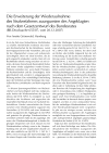 Die Erweiterung der Wiederaufnahme des Strafverfahrens zuungunsten des Angeklagten nach dem Gesetzentwurf des Bundesrates