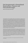 Die Energiewende in Deutschland: Kontroversen, Chancen und Herausforderungen