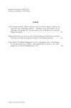 Inhaltsverzeichnis