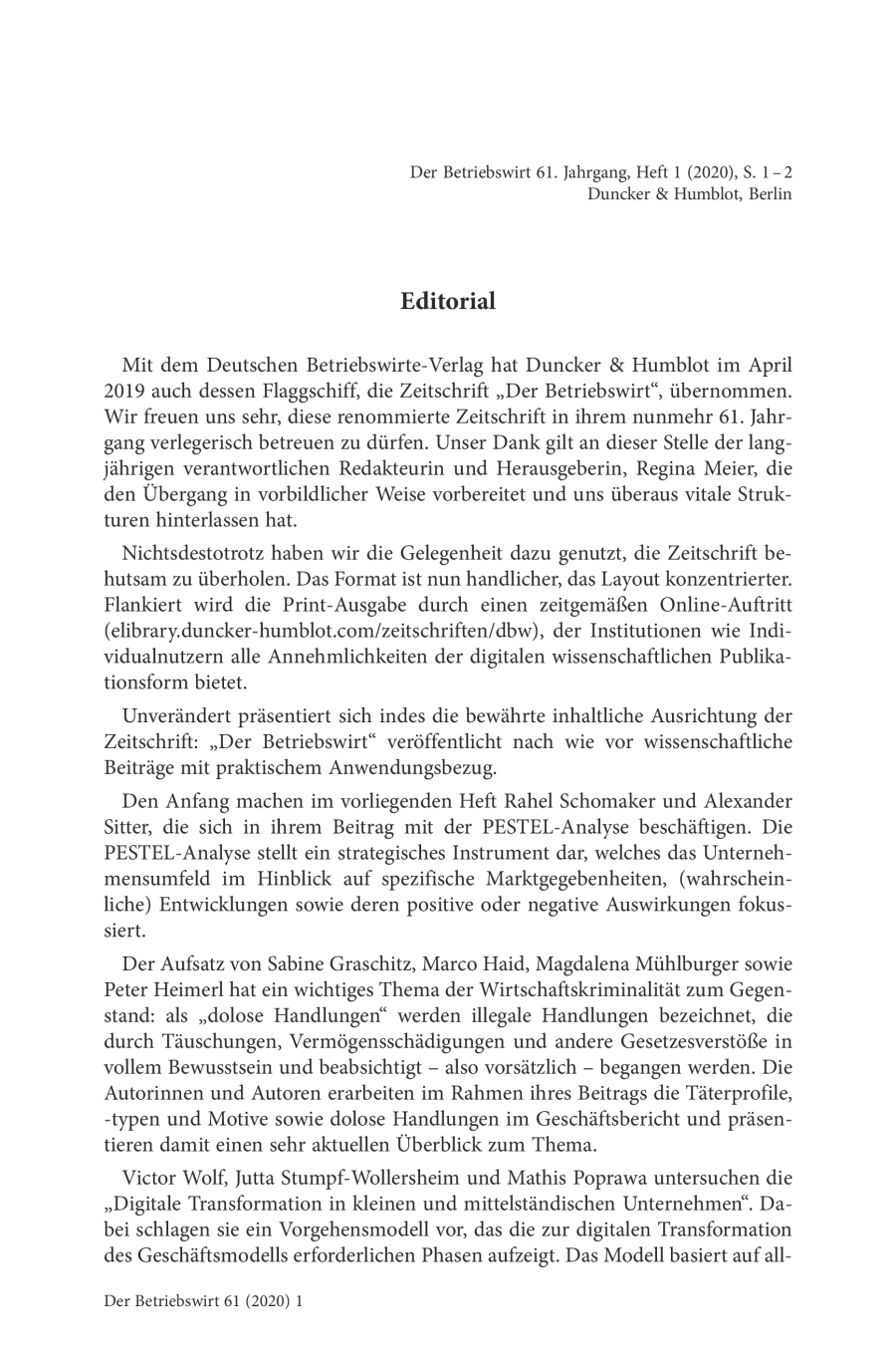 Editorial