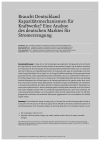 Braucht Deutschland Kapazitätsmechanismen für Kraftwerke Eine Analyse des deutschen Marktes für Stromerzeugung