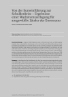 Von der Euroeinführung zur Schuldenkrise – Ergebnisse einer Wachstumszerlegung für ausgewählte Länder des Euroraums