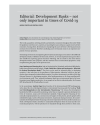 Editorial: Development Banks – not only important in times of Covid-19