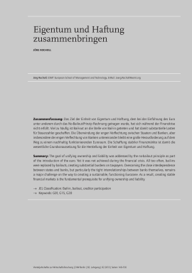 Eigentum und Haftung zusammenbringen