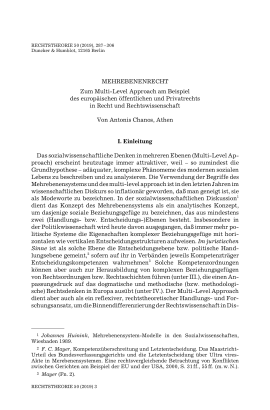Mehrebenenrecht