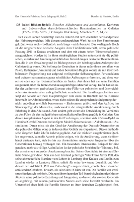Isabel Röskau-Rydell: Zwischen Akkulturation und Assimilation. Karrieren und Lebenswelten deutsch-österreichischer Beamtenfamilien in Galizien (1772–1918)