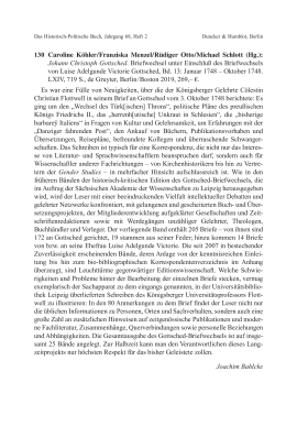 Caroline Köhler / Franziska Menzel / Rüdiger Otto / Michael Schlott (Hg.): Johann Christoph Gottsched. Briefwechsel unter Einschluß des Briefwechsels von Luise Adelgunde Victorie Gottsched, Bd. 13: Januar 1748 – Oktober 1748