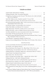 Inhaltsverzeichnis