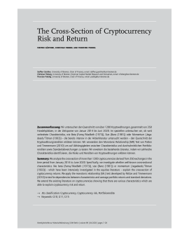 The Cross-Section of Cryptocurrency Risk and Return