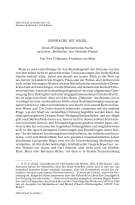 Gespräche mit Hegel
