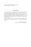 Vorbemerkung