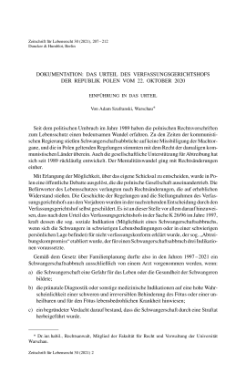 Einführung in das Urteil