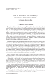 Law as Science of the Experience