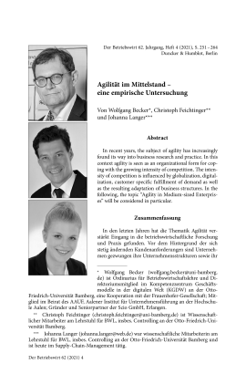 Agilität im Mittelstand – eine empirische Untersuchung