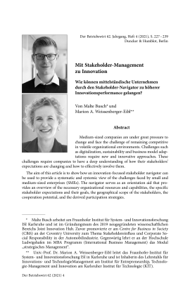 Mit Stakeholder-Management zu Innovation