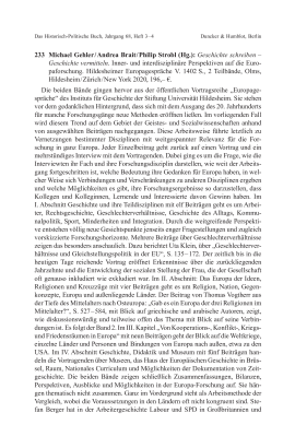 Michael Gehler / Andrea Brait / Philip Strobl (Hg.): Geschichte schreiben – Geschichte vermitteln. Inner- und interdisziplinäre Perspektiven auf die Europaforschung