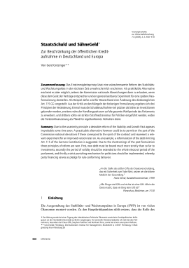StaatsSchuld und SühneGeld