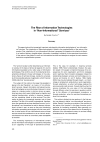 The Rise of Information Technologies in “Non-Informational” Services