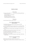 Inhaltsverzeichnis